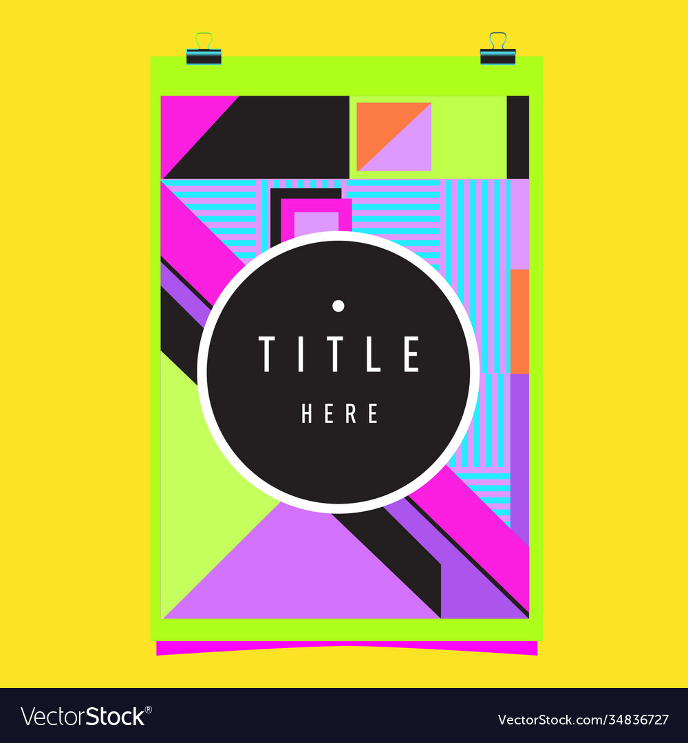 Abstract colorful geometric pattern background
