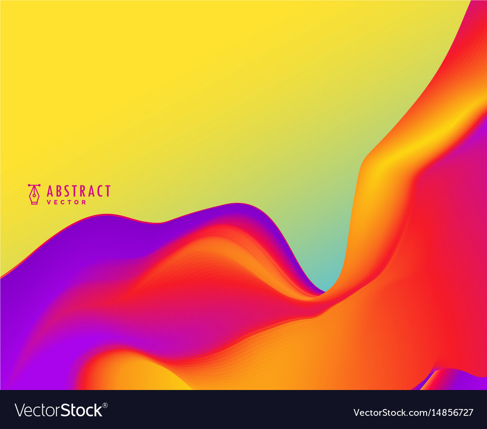 Chromatic Flow Wave Background