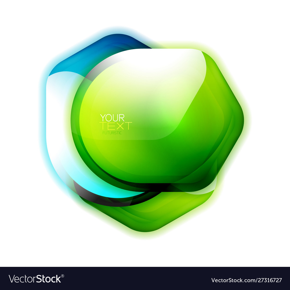 Glass Safety Protection Icon Or Banner For Text Vector Image