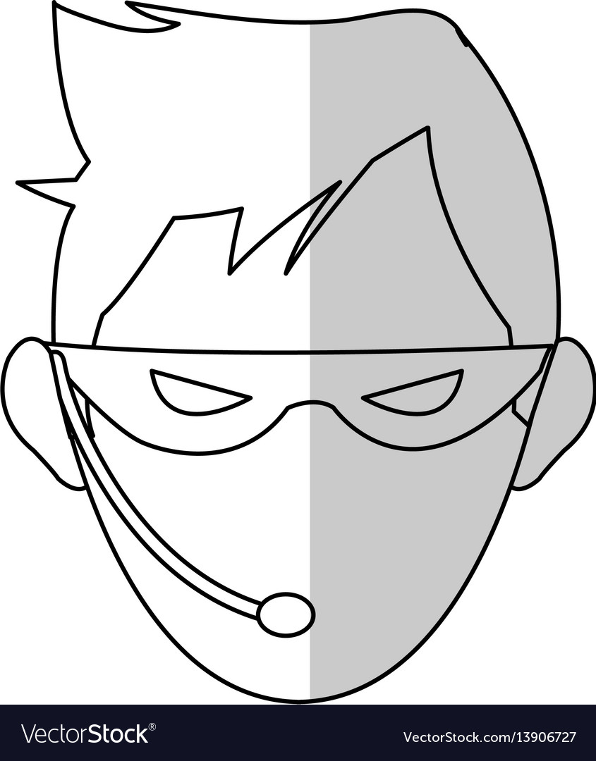 Hacker man icon