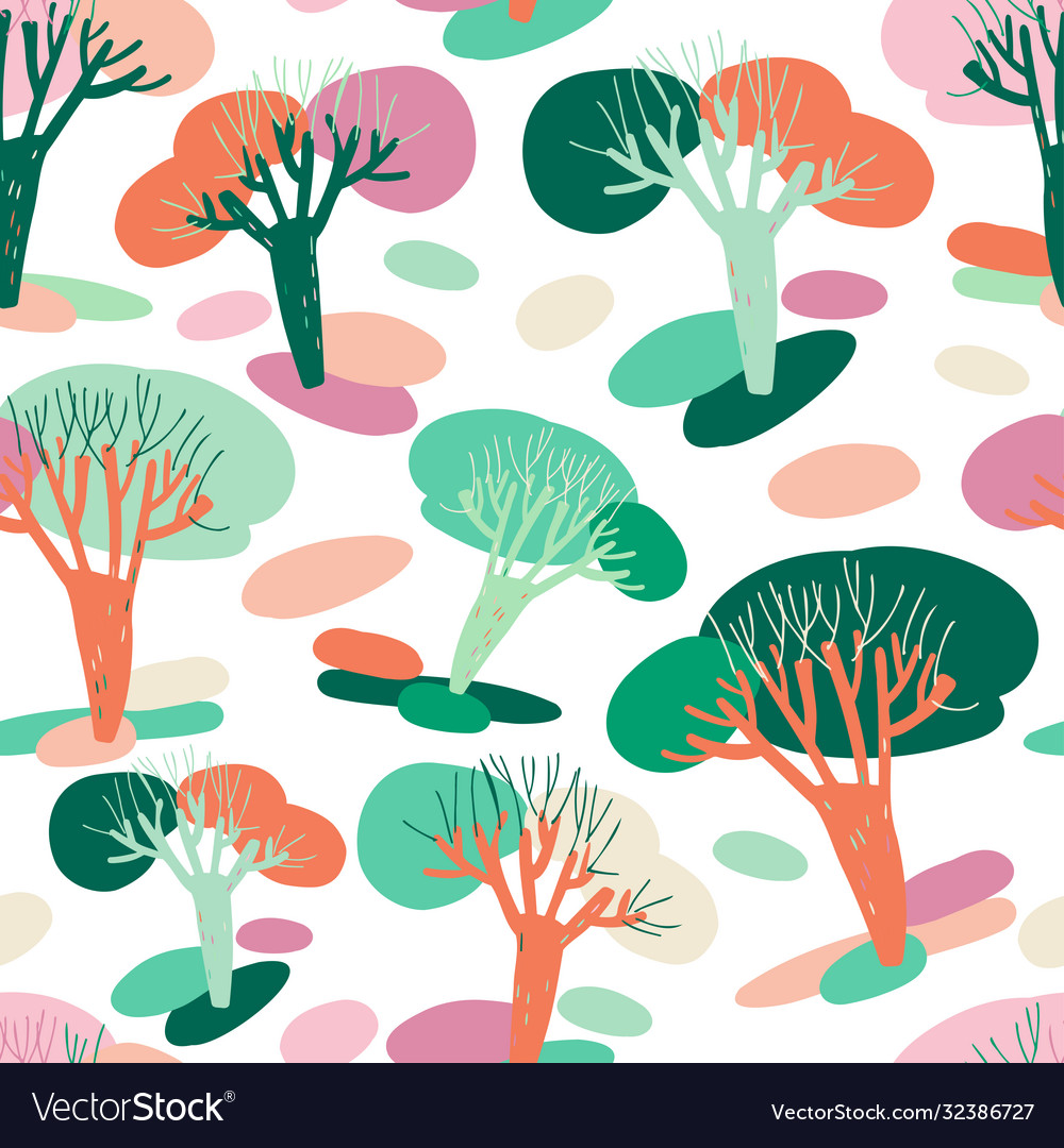Modern seamless simple colourful pattern vector image Modern seamless simple colourful pattern
