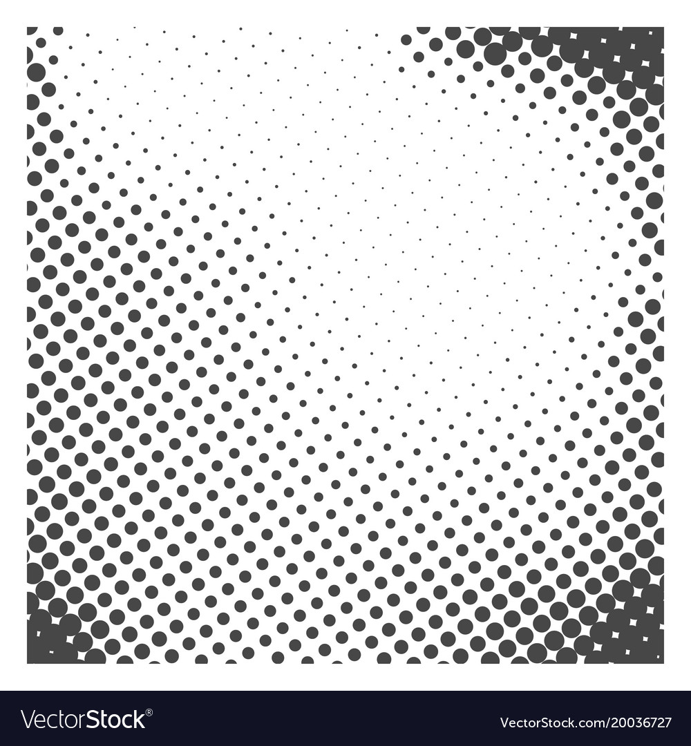 Monochrome Halftone Pattern