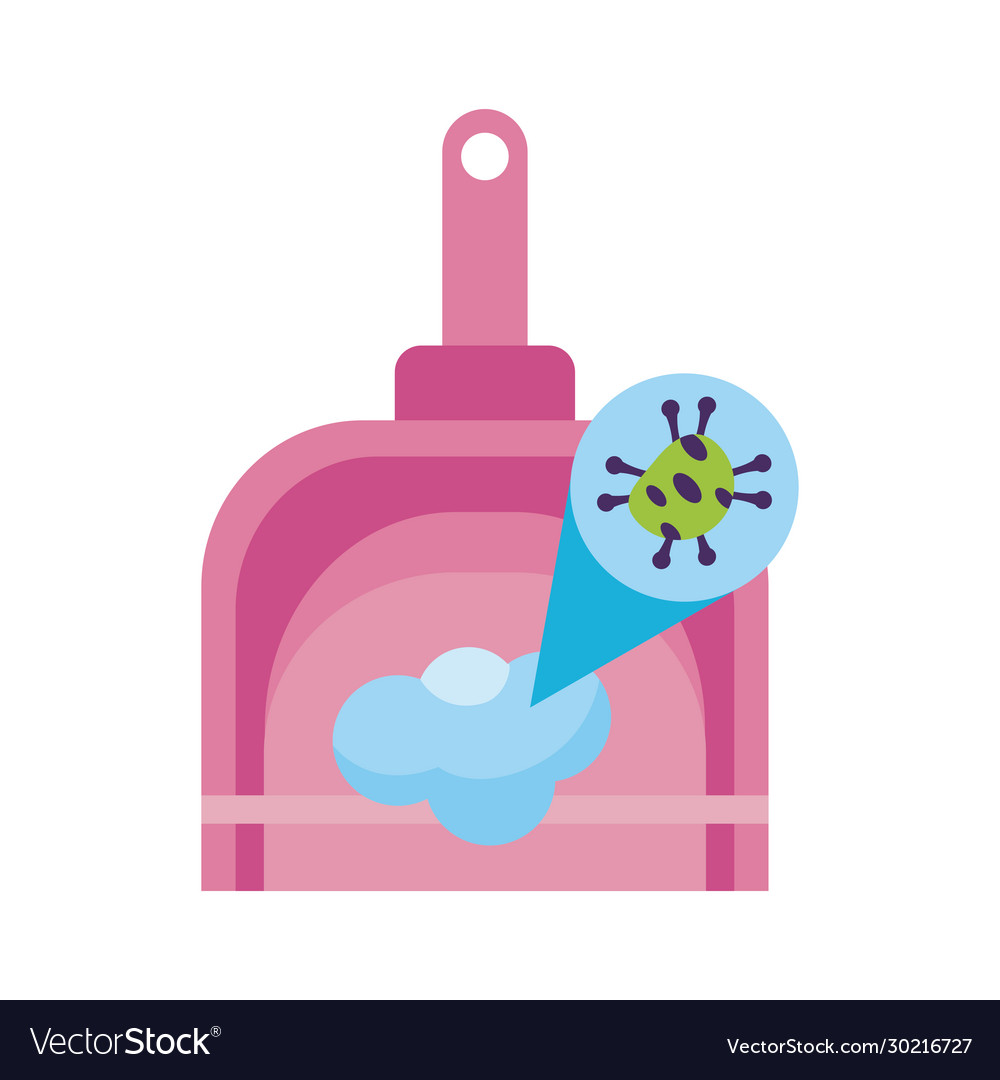 Picker tool clean with covid19 particle detaild