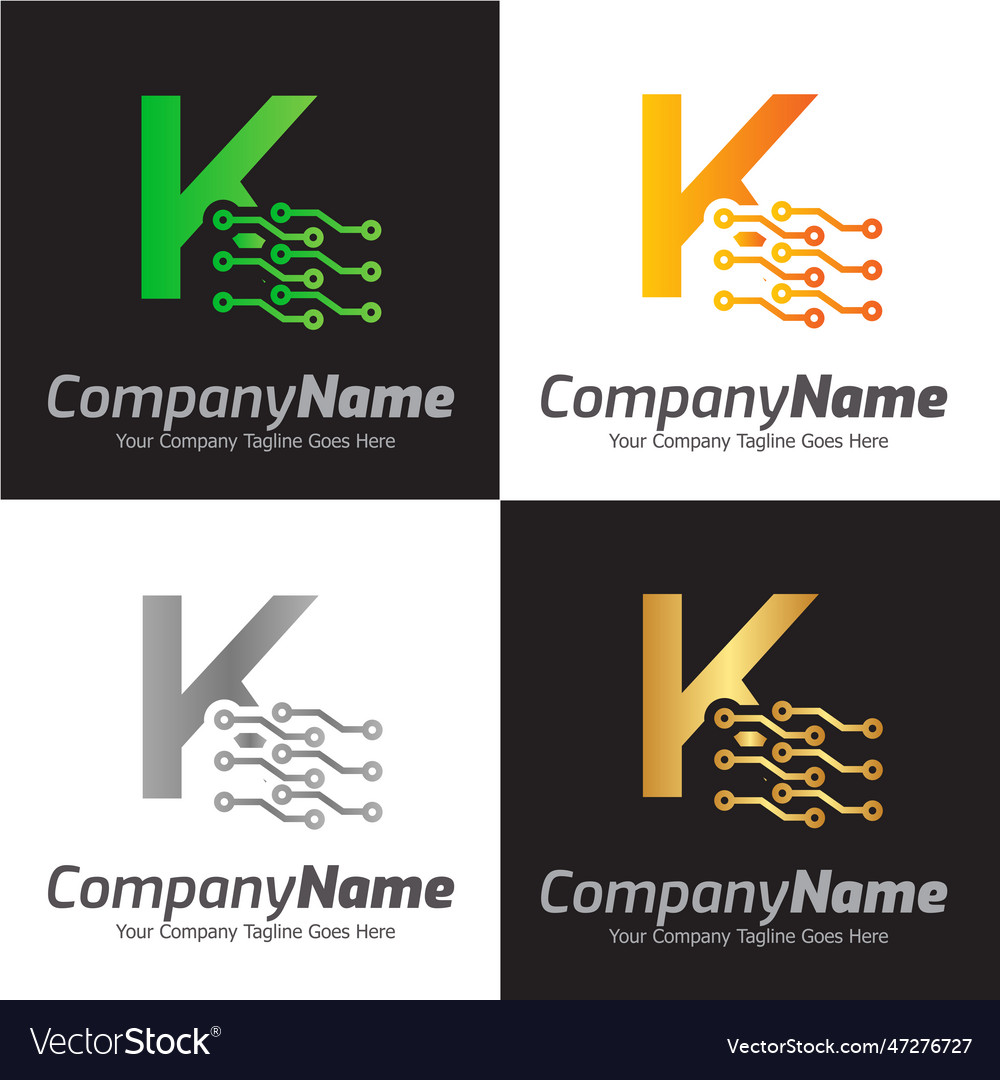 Programming code and technology logo template