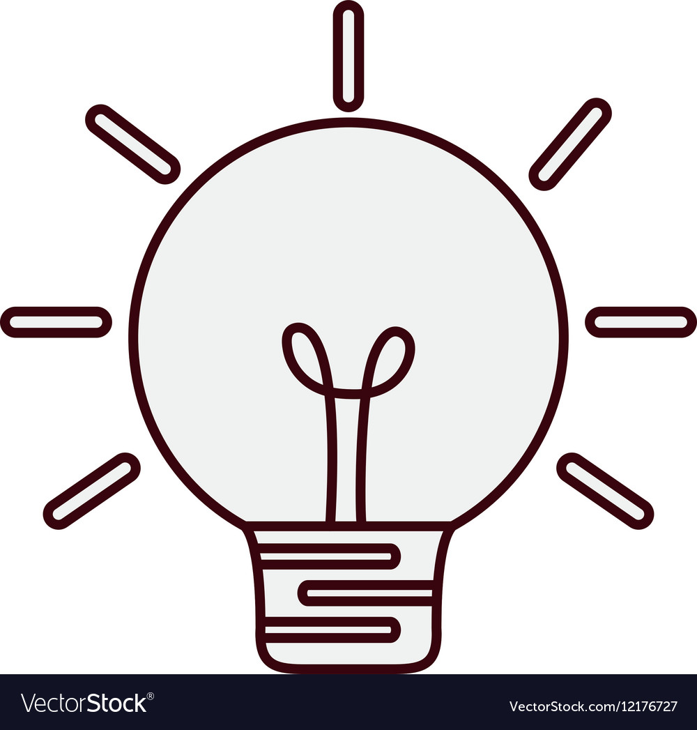 Regular lightbulb icon image
