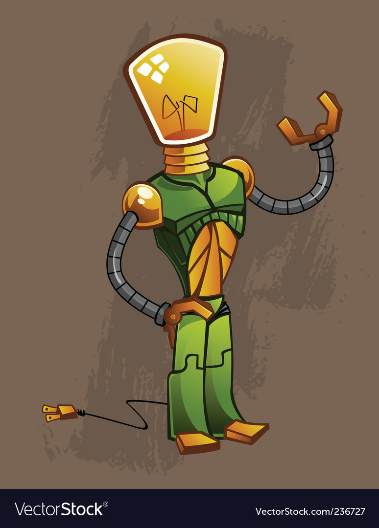 Retro Robot Head
