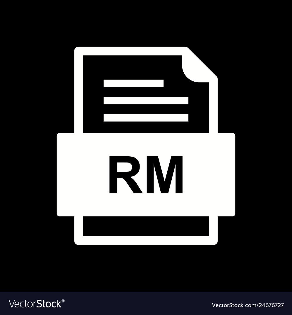 Rm file document icon