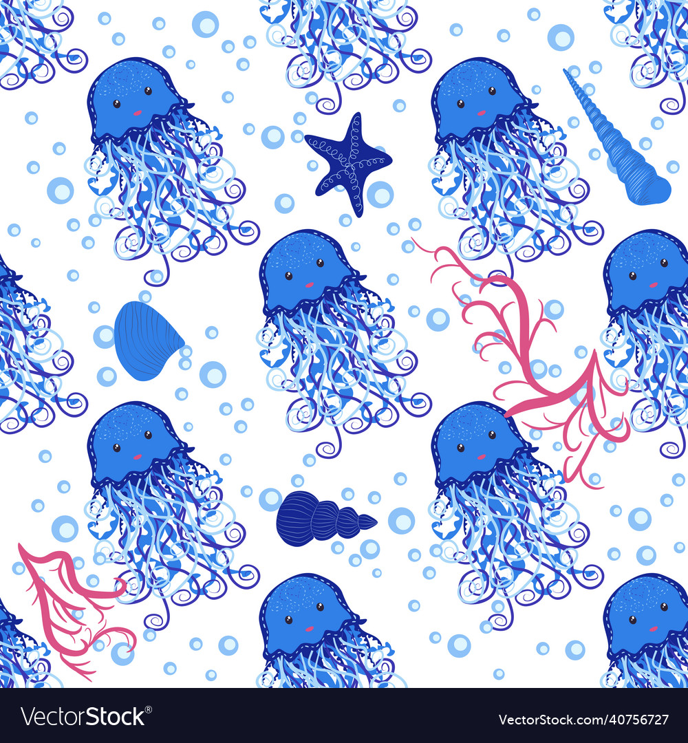 Seamless pattern with detailed transparent Vector Image Seamless pattern with detailed transparent