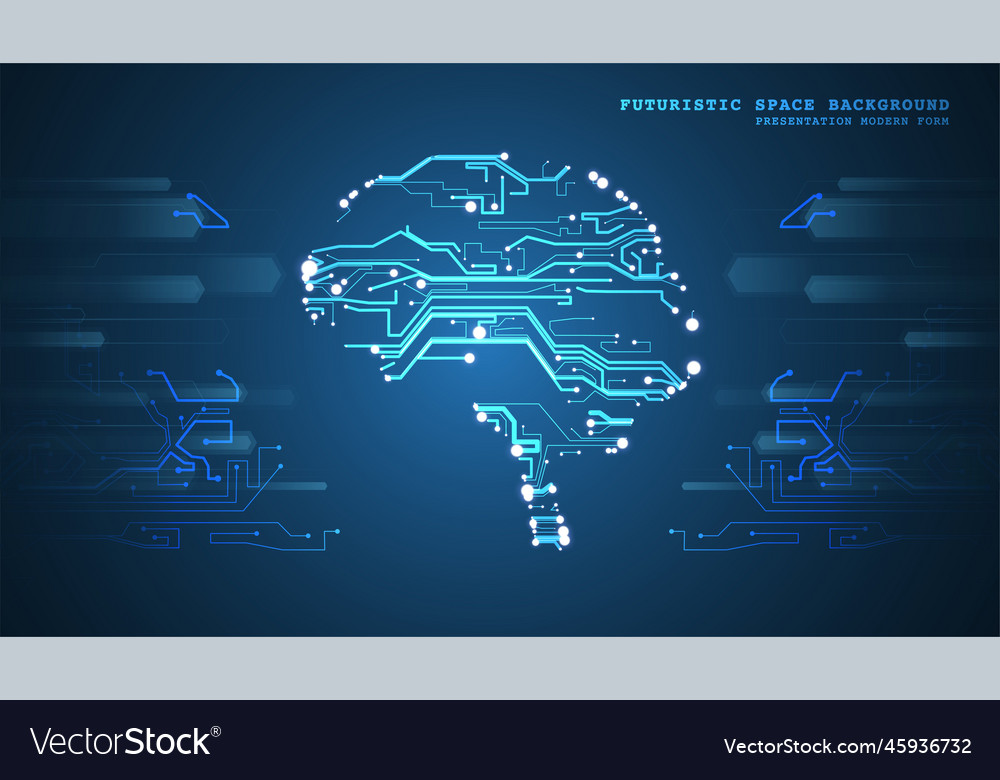 Artificial intelligence vector image Artificial intelligence