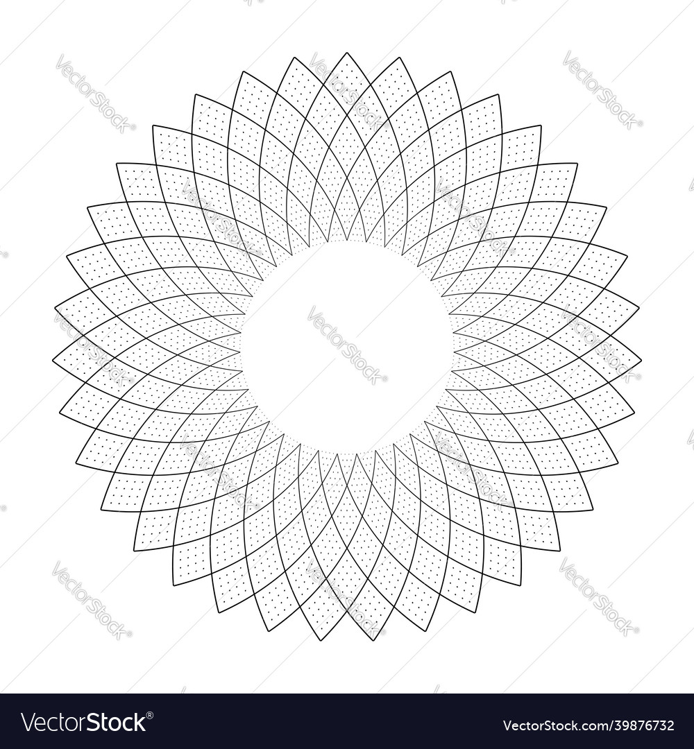 Circle pattern vector image Circle pattern