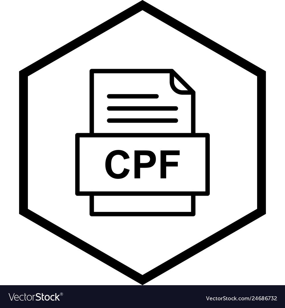Cpf file document icon