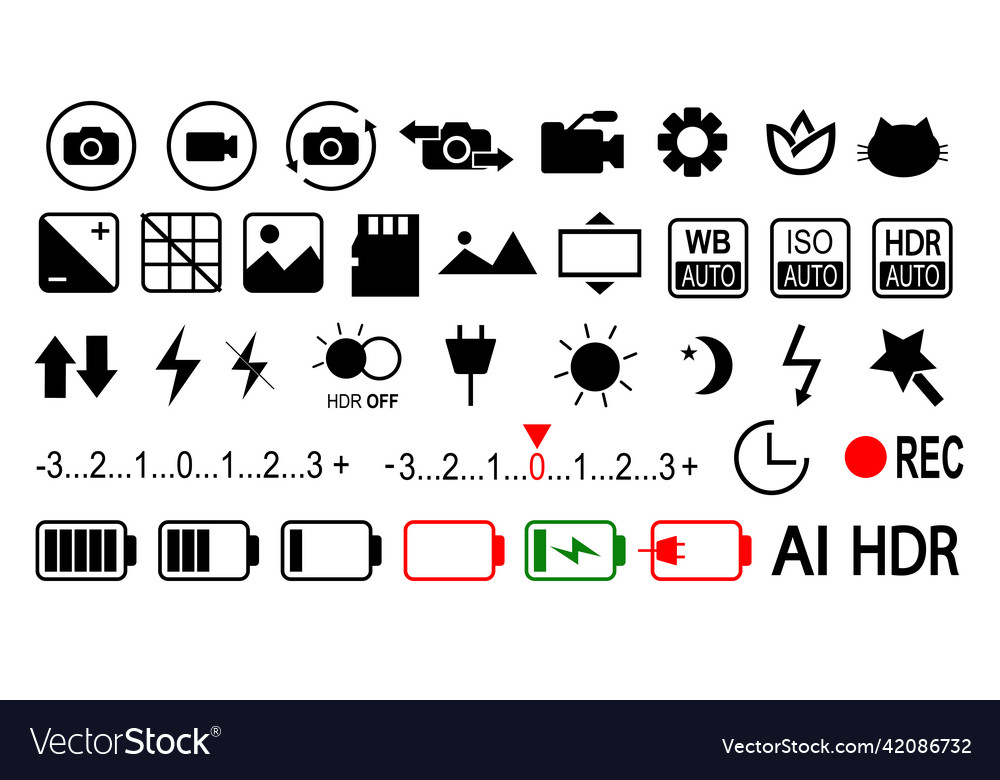 Example of a cellphone indicator Vector Image Example of a cellphone indicator