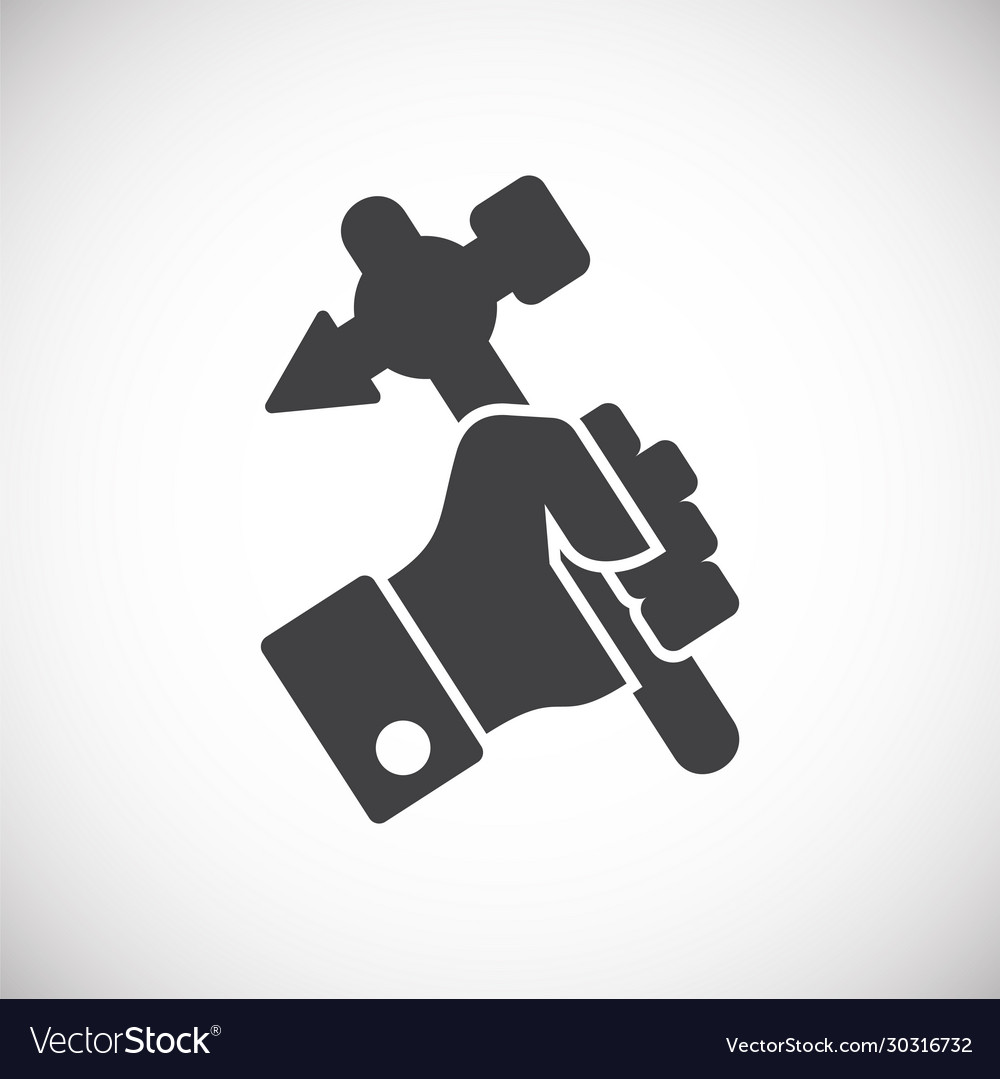 Fix and service related icon on background