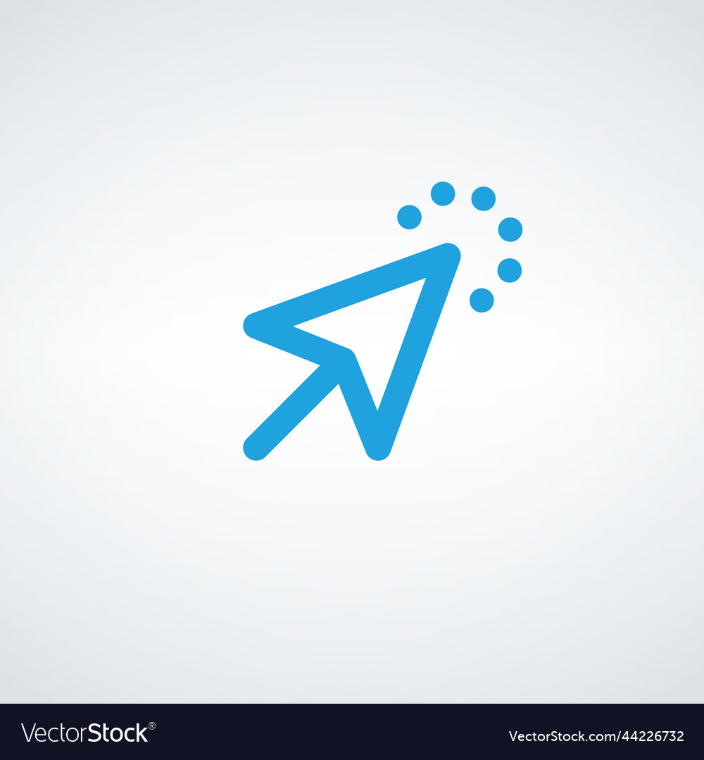 Mouse pointer arrow icon click stock