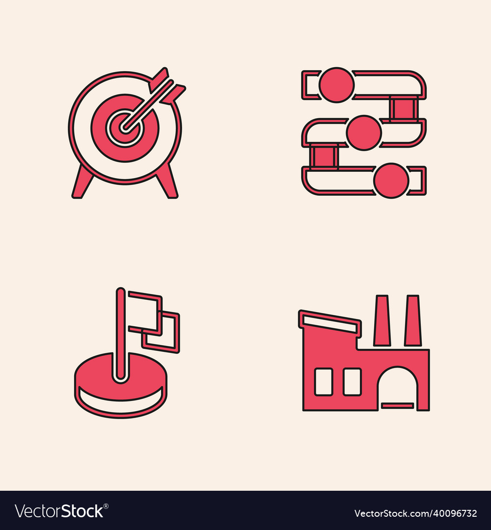 Set factory target graph chart diagram