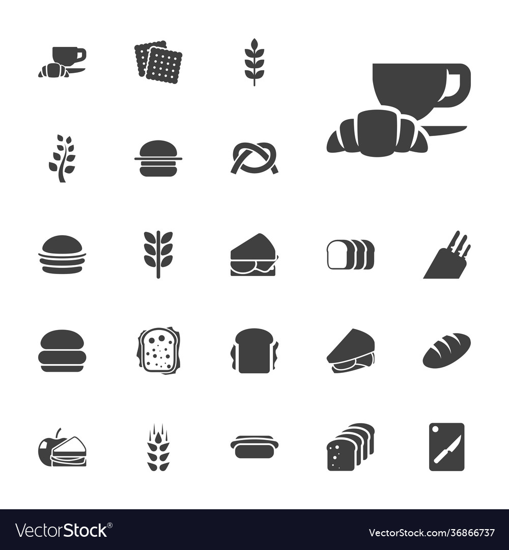 22 bread icons