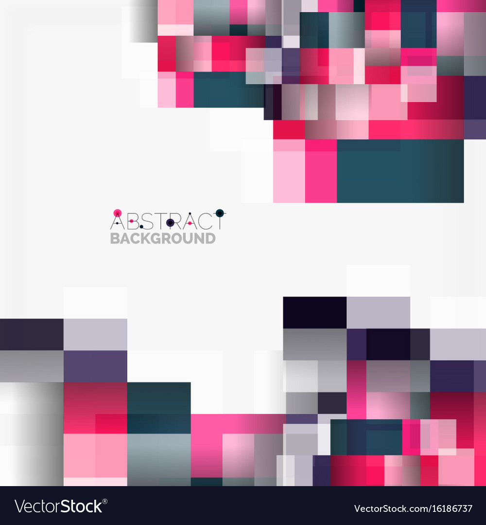 Abstract Blocks Template Design Background Simple Vector Image 0992