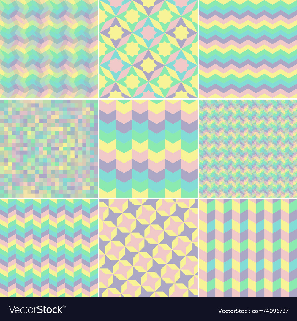Abstract retro geometric pattern