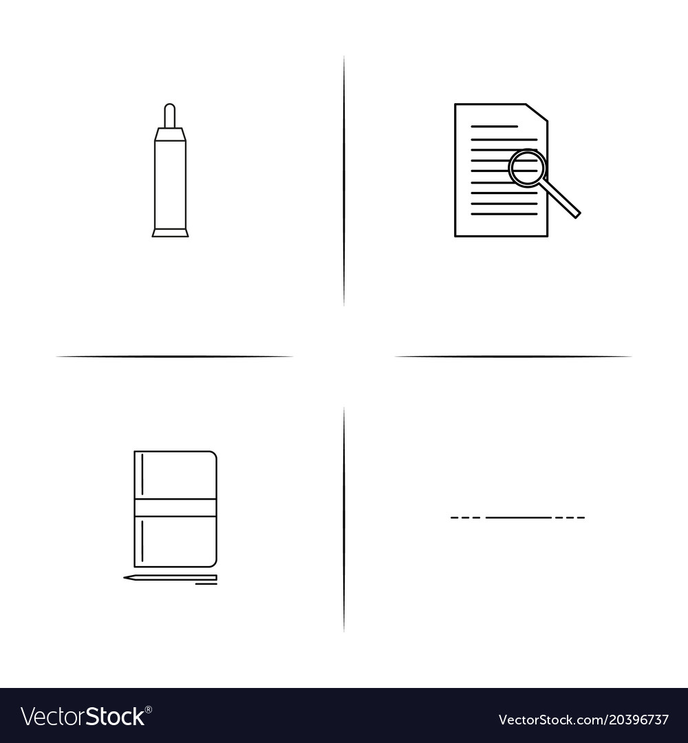 Creative process and design simple linear icon
