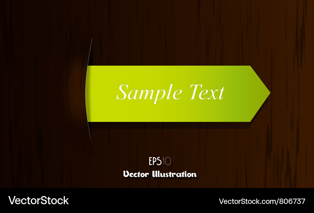 Green arrow Royalty Free Vector Image - VectorStock