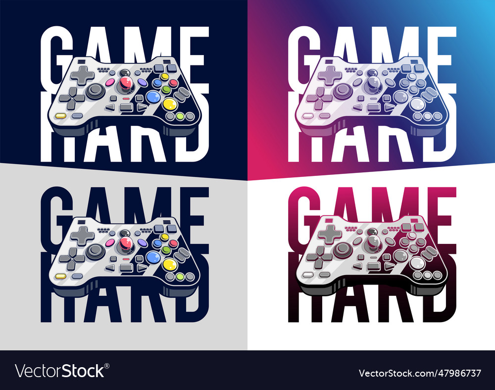 Joystick with many buttons gamepad art creative