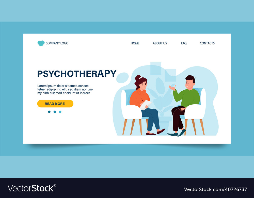 Mental health concept Royalty Free Vector Image