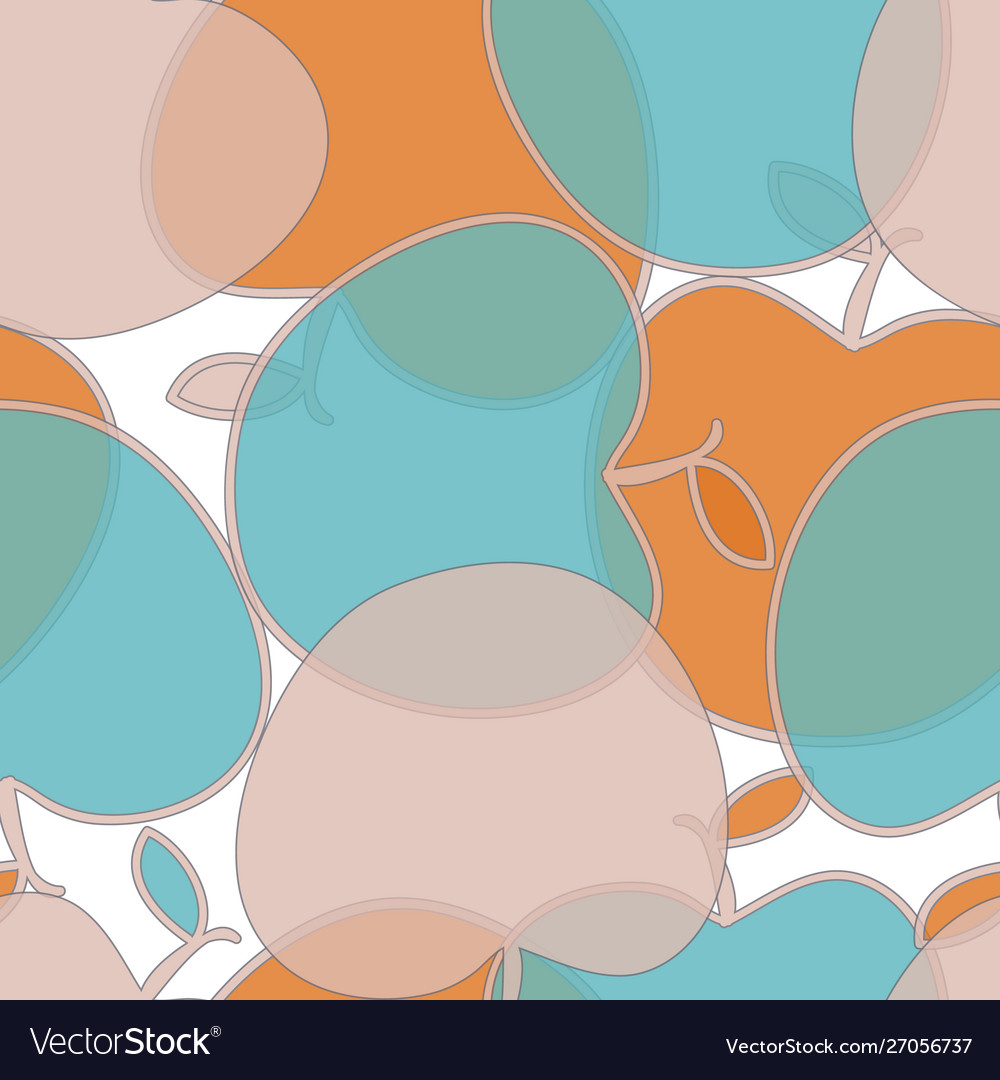 Overlapping apples in updated fall colors