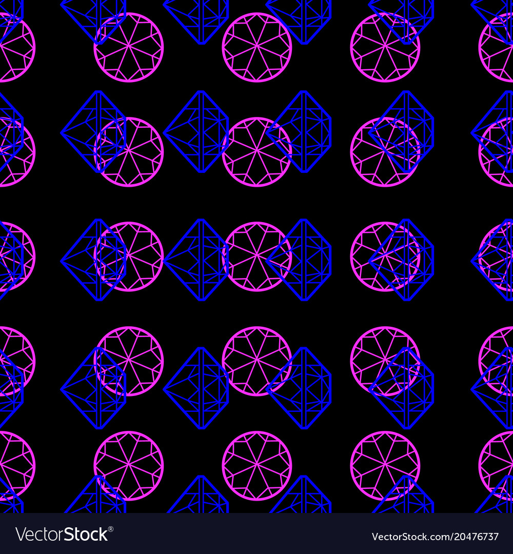 Seamless pattern from diamond