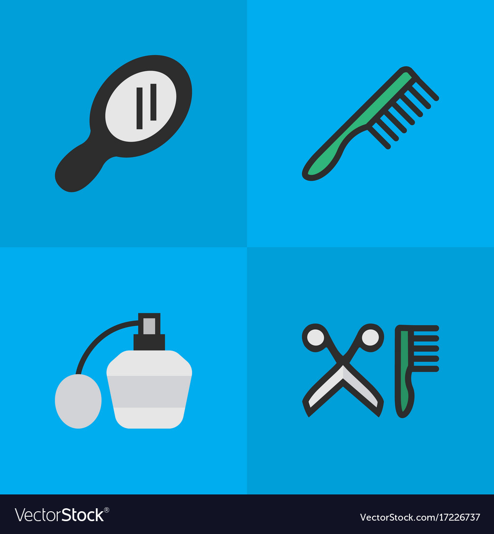 Set of simple shop icons