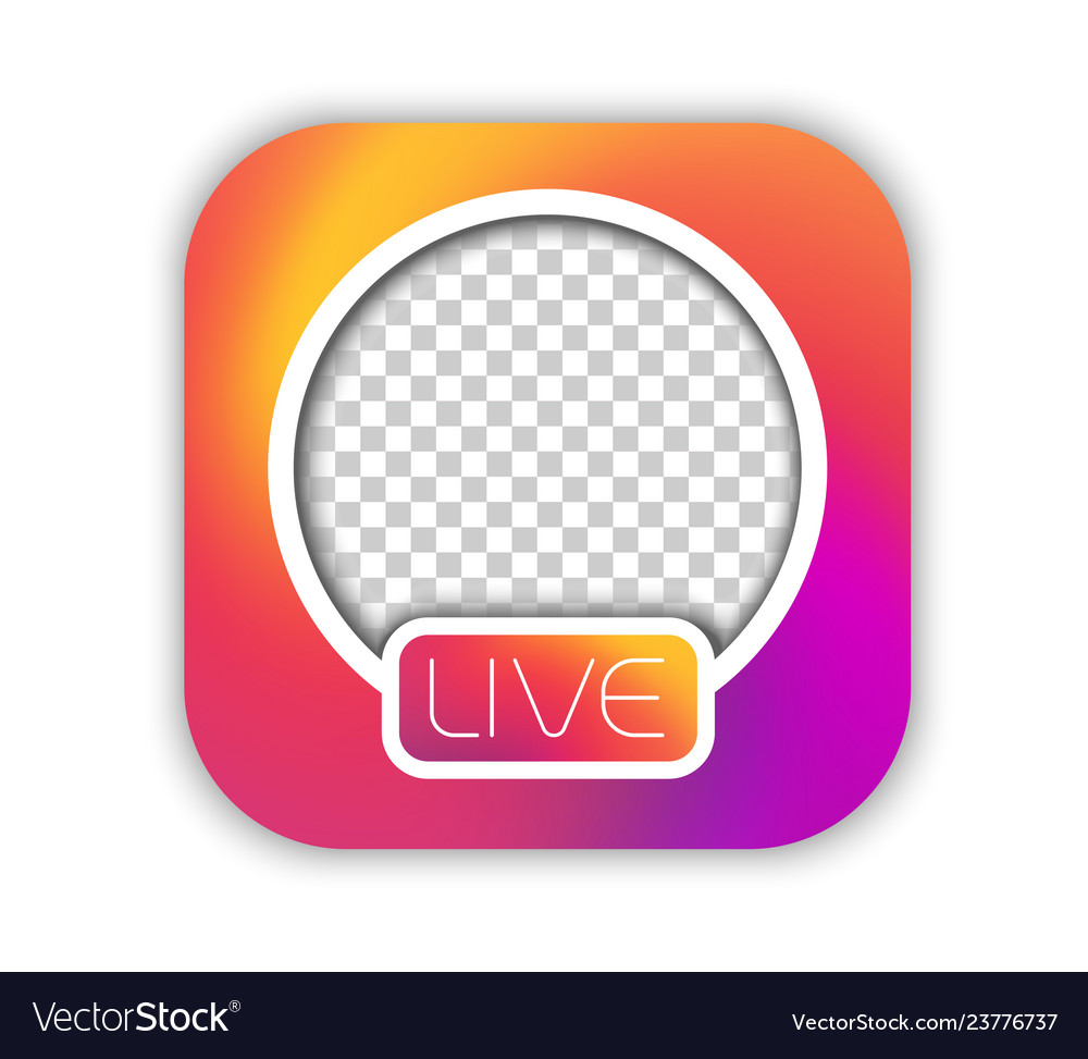 Download Social Media Live Video Streaming Icon Mockup Vector Image