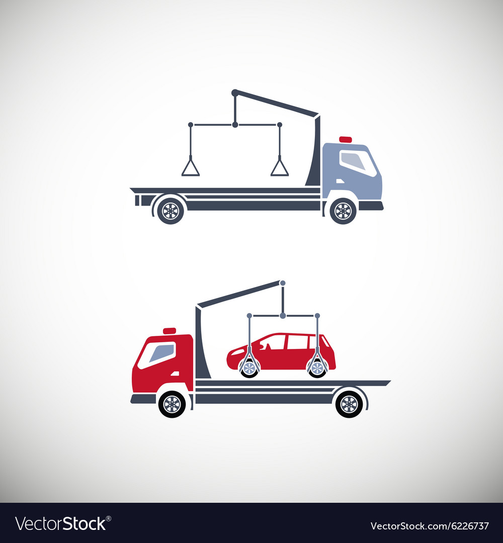 Tow Truck Royalty Free Vector Image - Vectorstock