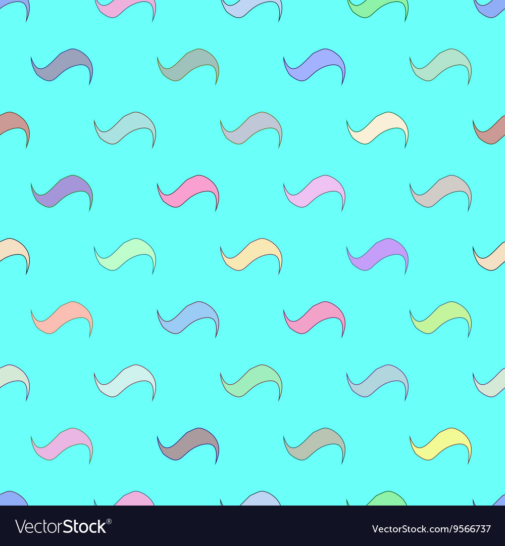 Wave abstract seamless pattern
