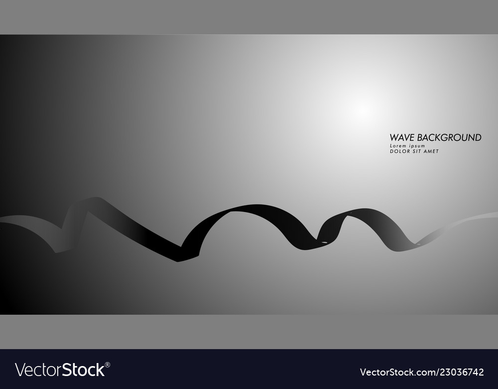 Abstract background with wave and line patterns vector image Abstract background with wave and line patterns