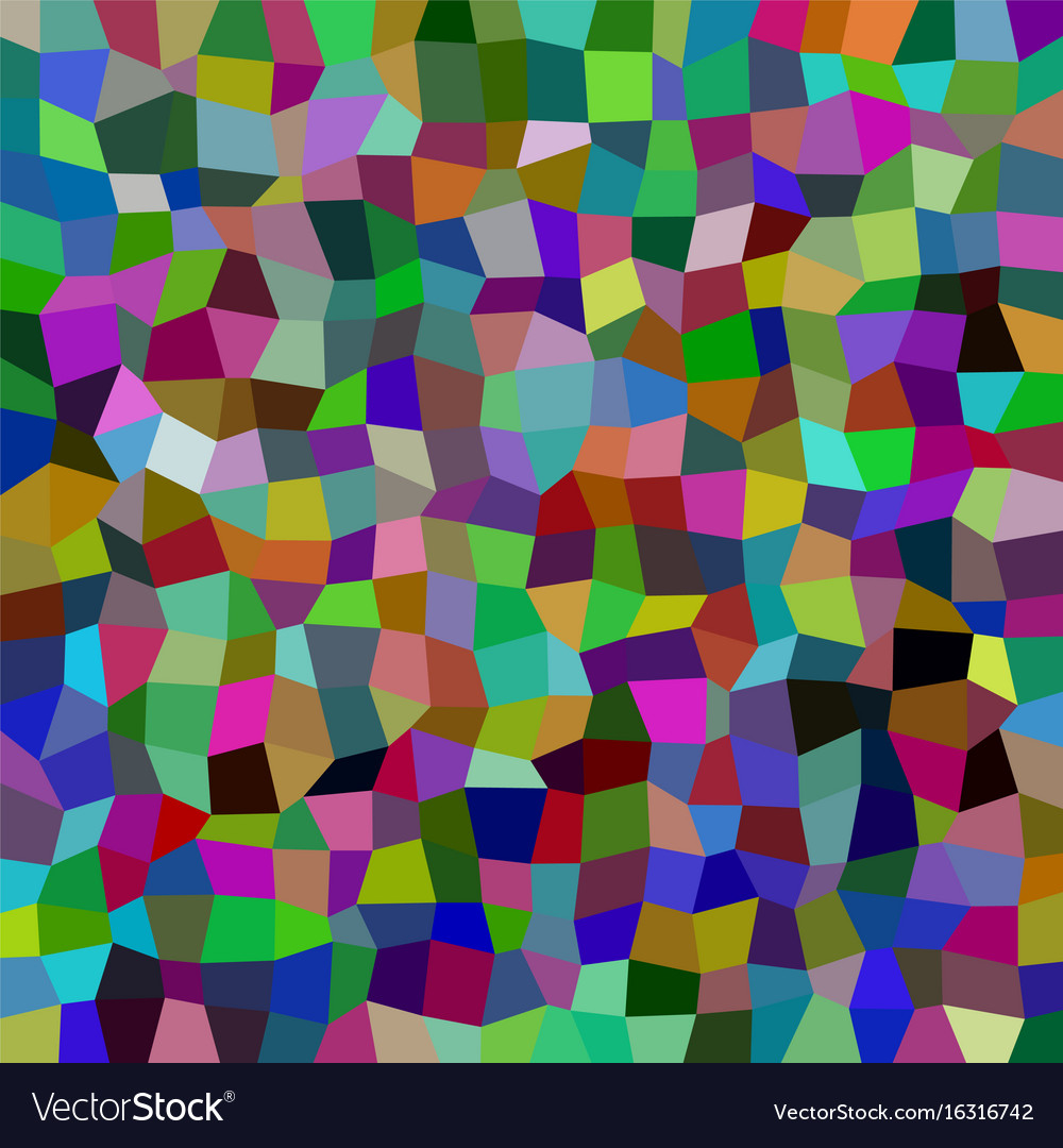 Abstract rectangle tiled mosaic pattern