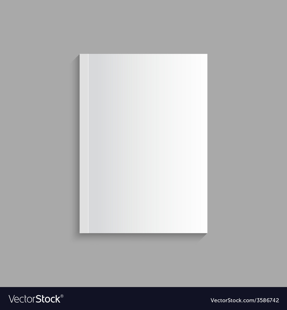 blank magazine cover template