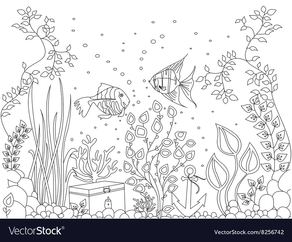 Coloring seabed fish