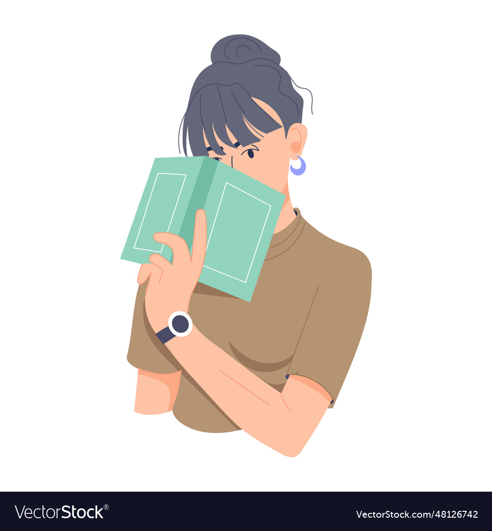 Female student Royalty Free Vector Image - VectorStock
