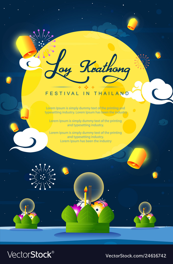 Loy krathong festival