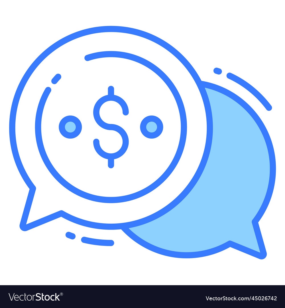 Message icon for graphic and web design