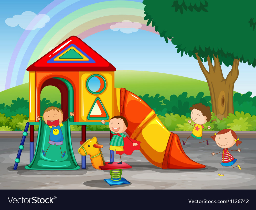 Playground Royalty Free Vector Image - VectorStock