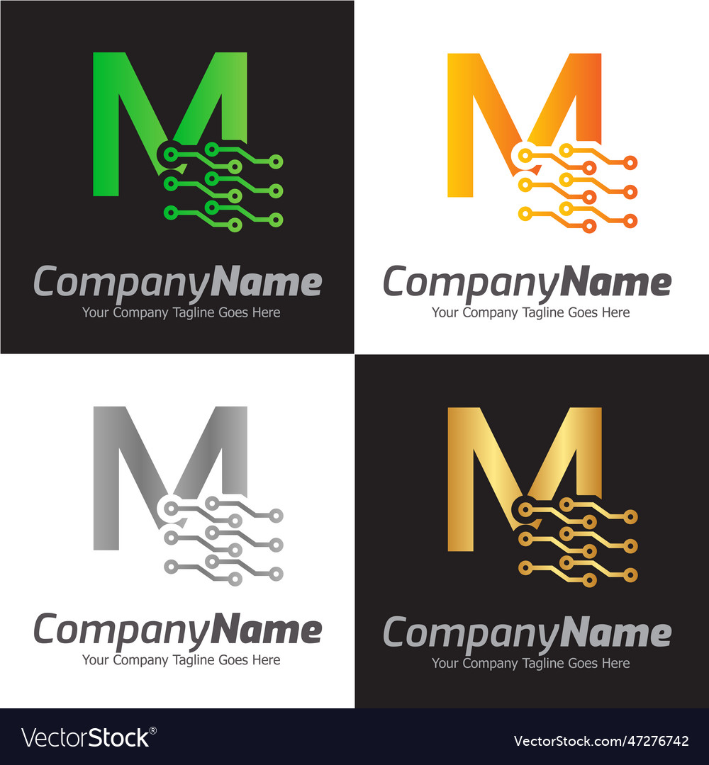 Programming code and technology logo template