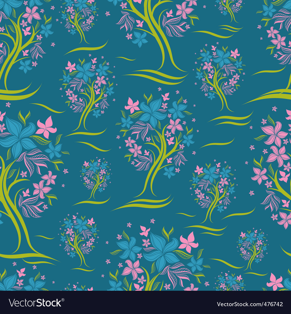 Seamless pattern from trees