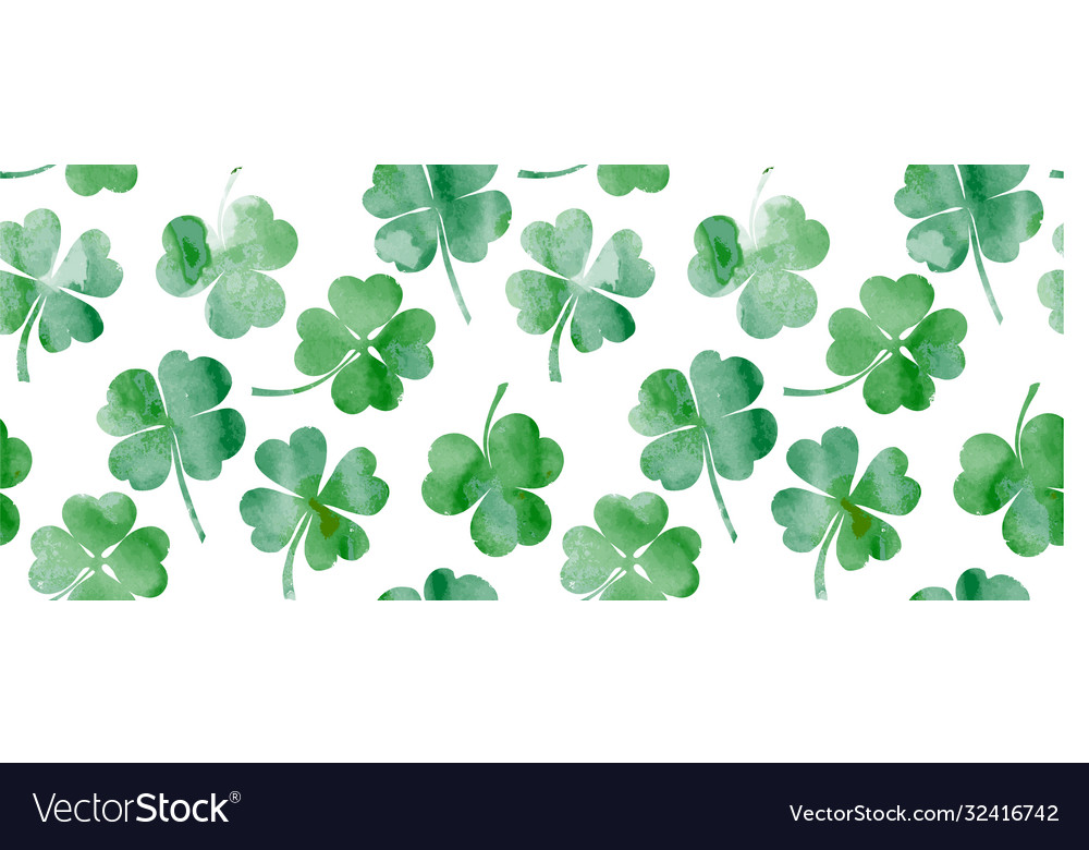 St patricks day seamless pattern