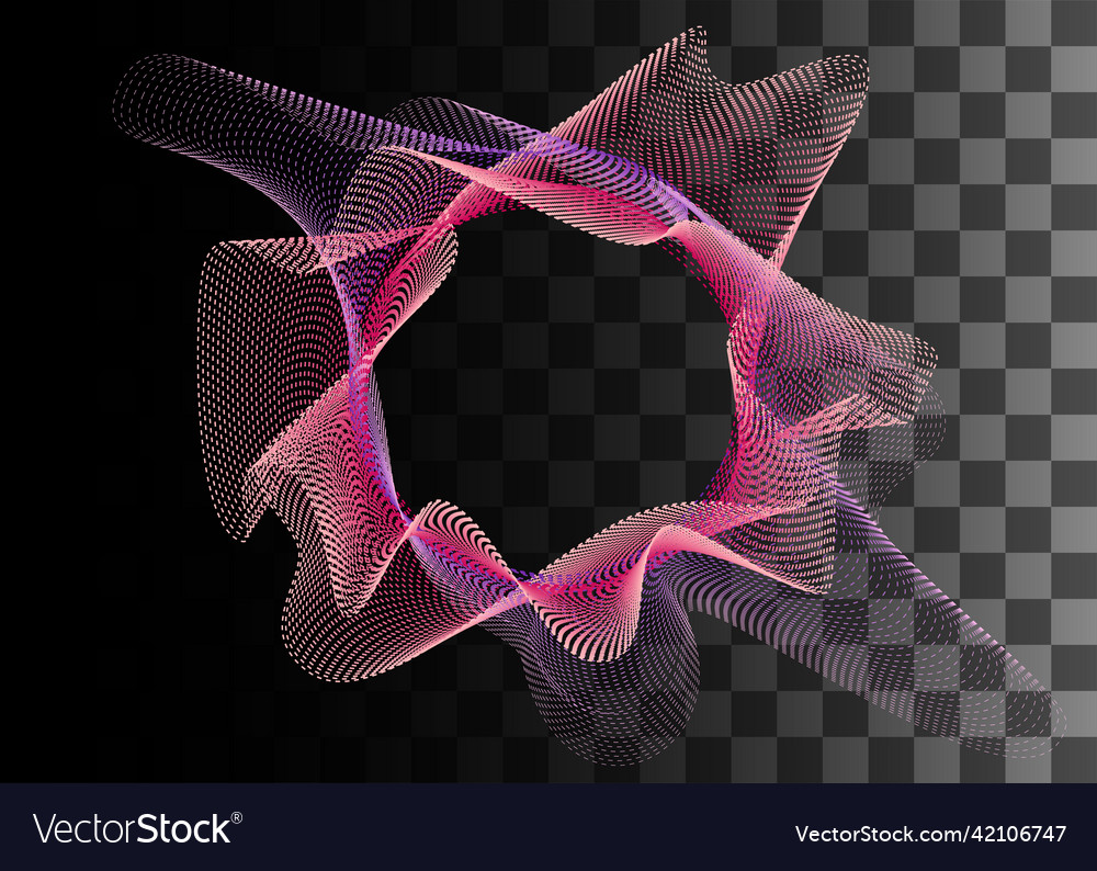Abstract design element pink color effect