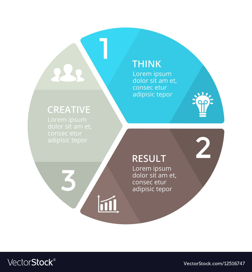 circle arrows infographic cycle diagram royalty free vector arrows infographic