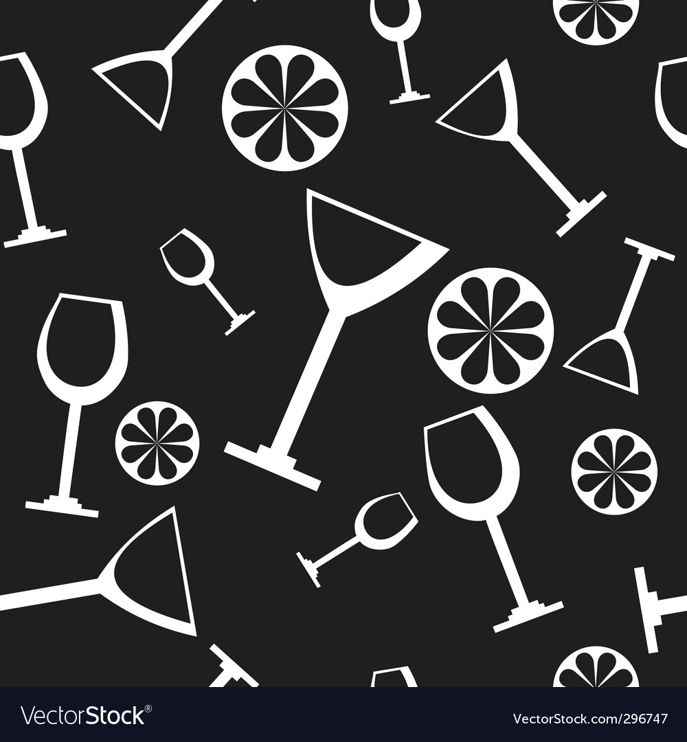 Cocktail seamless pattern