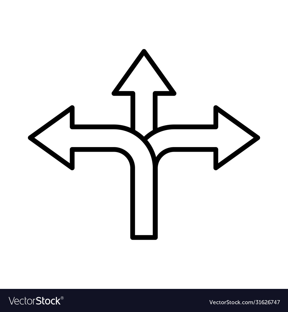 Left and right arrows navigations guide line style