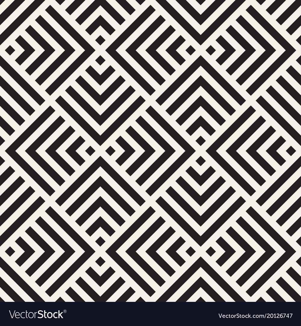 Modern Geometric Line Pattern