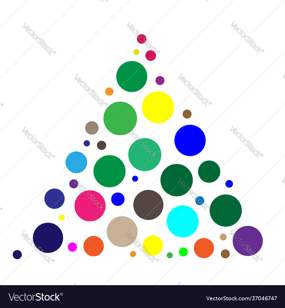 Random dots circles specles dotted design element