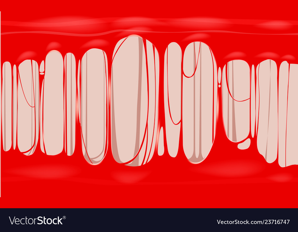 Red Slime Blob Template - Copy Space